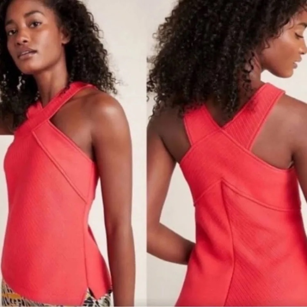 Anthropologie high neck tank top